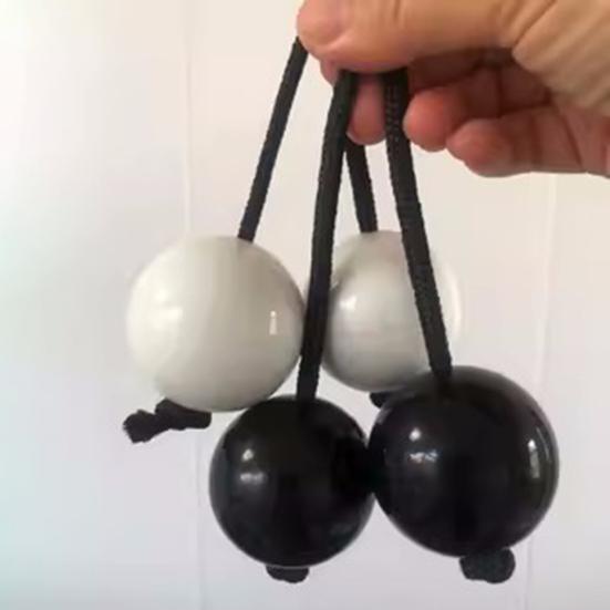 Rhythmic Ball Easy To Play Adjustable Strap Wear-resistant Broken-proof Widely Application Pleasure Percussion Instrument PVC Rattle Instrument