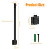 4/8PCS String Light Poles For Outside String Lights Metal Hanging Poles Stand with with Fixing Clips and Suspended for Fence