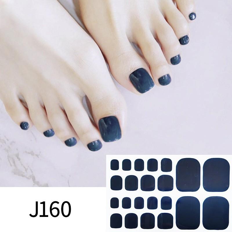 Solid-color Toenail Stickers, Macarons, Full-toe Toenail Stickers, Mixed Nail Plates, Starry Nail Art