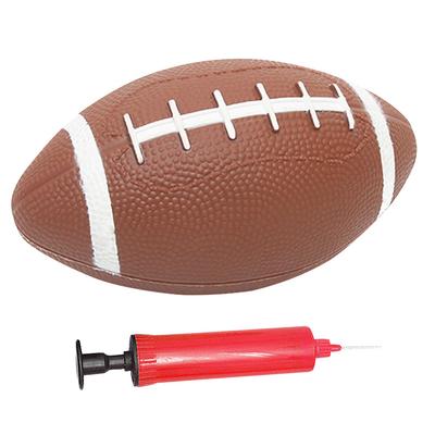 Teenagers Rugby Ball American Football Inflatable Child Toys Footballs with Inflator Small Rugby Ball for Children Teaching