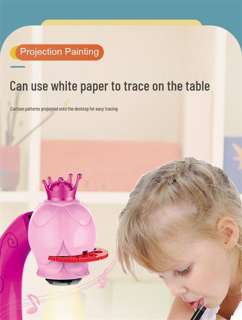 Little Deer Luminous Projection Drawing and Writing Board for Kids