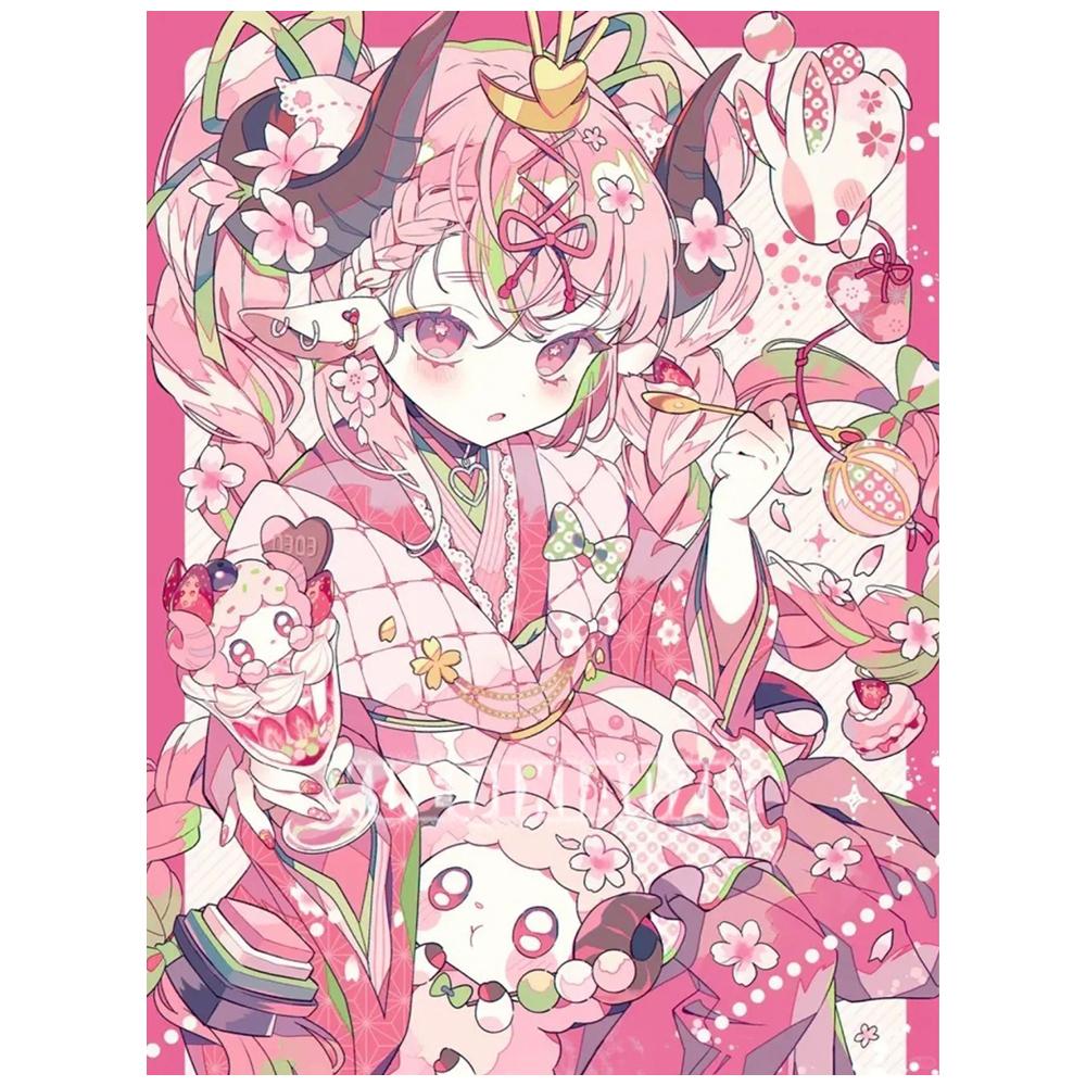 

Бриллиантовая мультяшная живопись, ювелирные изделия, принцесса, вышивка крестом, мозаика, вышивка стразами, алмазное искусство, набор для хобби ручной работы, подарок Round 50x70cm