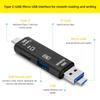 5 In 1 Type C Micro USB SD Memory Card Reader Adapter For GoPro Hero 12 11 10 9 8 7 6 5 4  Insta360 X2 X3 DJI Osmo Action Camera