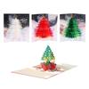 Up Pop 3d Christmas Card Santa Greeting Invitations Xmas Postcard Gift Children