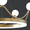 2024 New Modern Chandelier Crown Design LED Ceiling Lamp Creative Lighting for Living Room Bedroom Kids Luxury Lustres 220V 110V