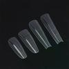 60Pcs Sandwich Nails Forms Nail Mold for Quick Nails Extension Plastic Nail Form Tools for Beginners Professionals Women