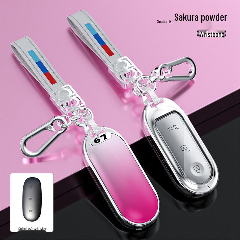 Compatible with Ideal L9 Key Case: 2022 Full Coverage Metal Remote Control Protective Shell for Men and Women