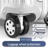 Silicone Silent Luggage Wheel Cover - Universal Replacement Accessory