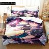 3D Print Anime Game Arknights Bedding Set Cute Quilt Cover Bed Cover With Pillowcase Twin Single Queen King Size Boys Adult Home