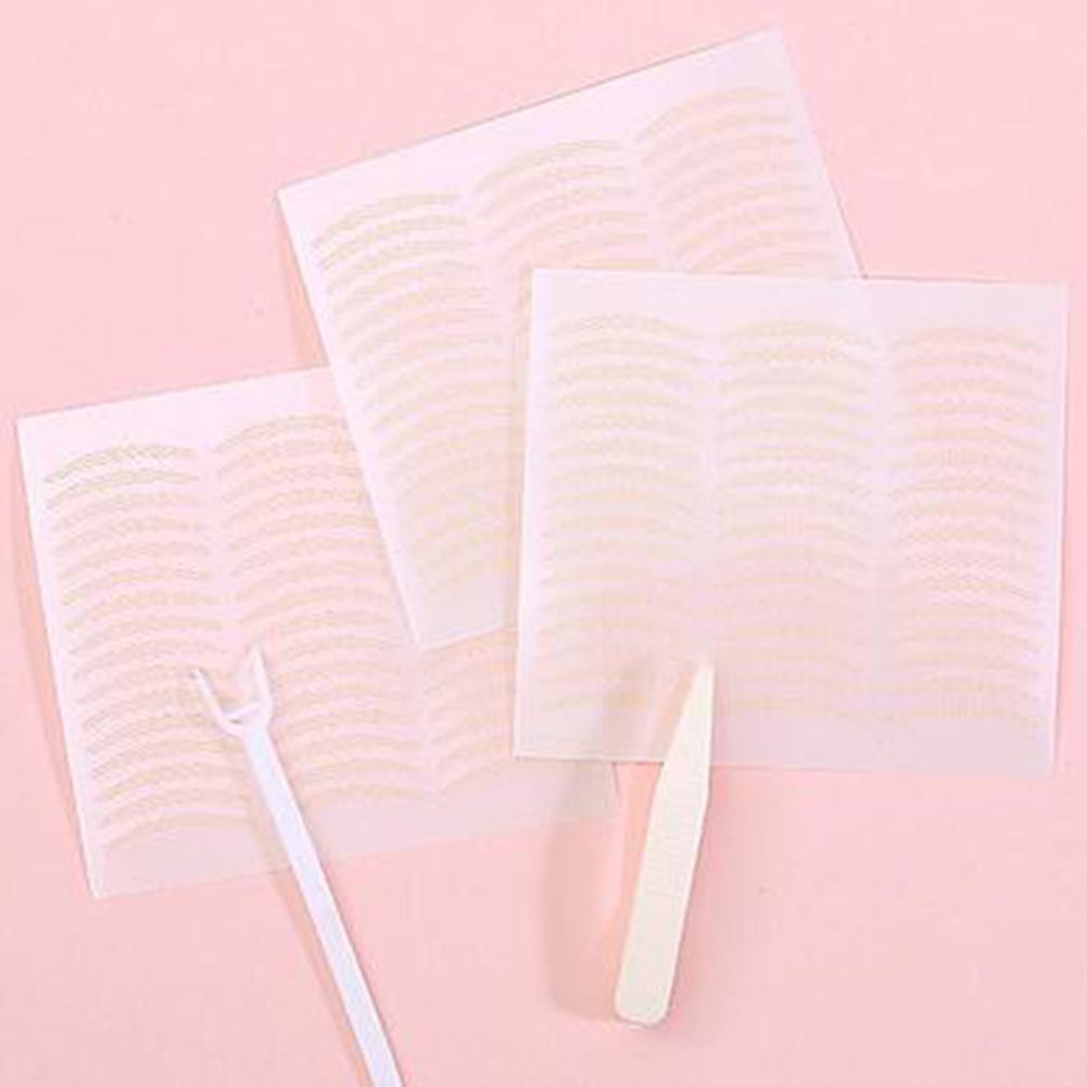 Life Beauty 360 stk Blomster øyelokk selvklebende blonder dobbel form klistremerker Tape Lady Tool