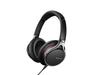 Sony MDR-10RB Closed-Back Headphones with Remote and Microphone, Black, High-Resolution Audio Compatible [Used]