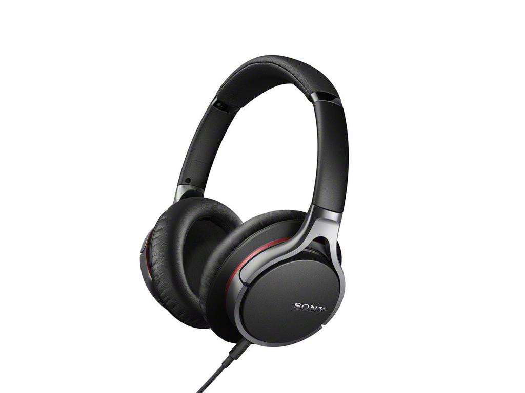 Sony MDR-10RB Closed-Back Headphones with Remote and Microphone, Black, High-Resolution Audio Compatible [Used]