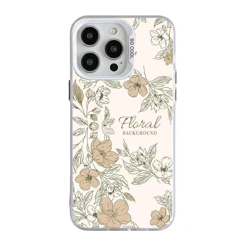

Aesthetic Camellia Case for iPhone Models: 17, 16 Pro Max, 15 Pro, 14, 13, 12 iPhone 16 Plus