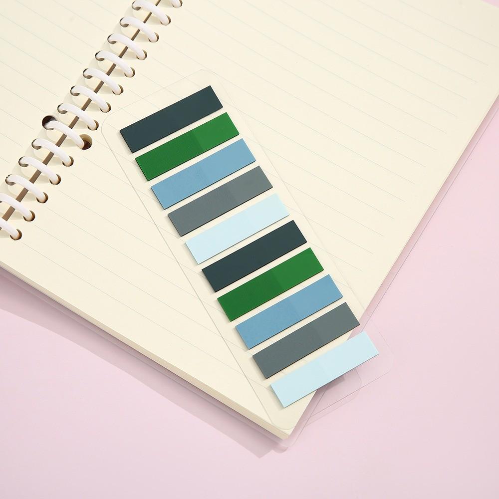 Transparent Waterproof Sticky Note Pad - Cute, Fresh Style, Tear-Resistant