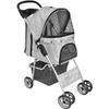 VidaXL Foldable Stroller for Dogs/Cats Grey