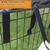 Mesh Pet Cage Cover 8 Panel Kennel Shade Protector Durable Dog Pen Cover  Small Animals