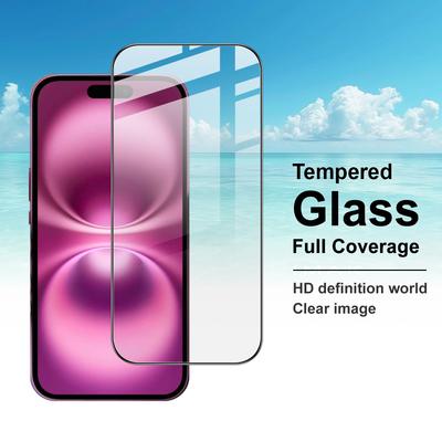 IMAK Pro+ Series For iPhone 17/17 Pro Tempered Glass Full Screen Protector Sensitive Touch Film