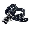 European and American Style Punk Leather Y2K Women's Jeans Belt