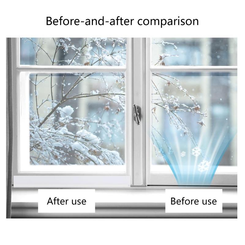 Weatherproof Adhesive Tape Insulating Sealant Tape Multipurpose Seal Tape Enhances Indoor Warmth for Window &  Door 