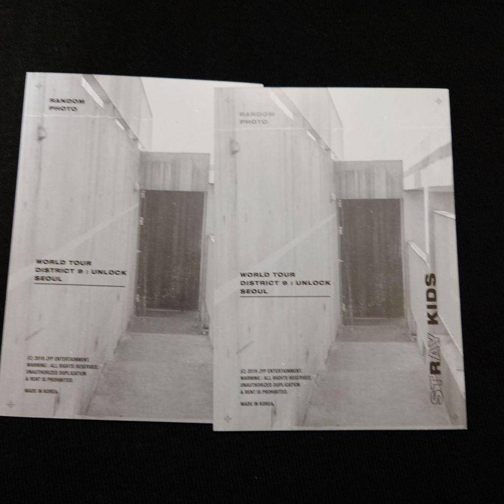 [USED] straykids unlock runtrail seoulcon reno 8 sheets