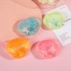 Třpytivá mušle Squishy Míček proti stresu Měkký maltózový Pomalý odskok Mačkací Antistresová Fidget Dekompresní hračka