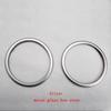 ABS Chrome Dashboard Air Vent Trim Cover Bezel Interior Garnish Front Water Glass Box Cover for Nissan NV200 Evalia 2010 2018