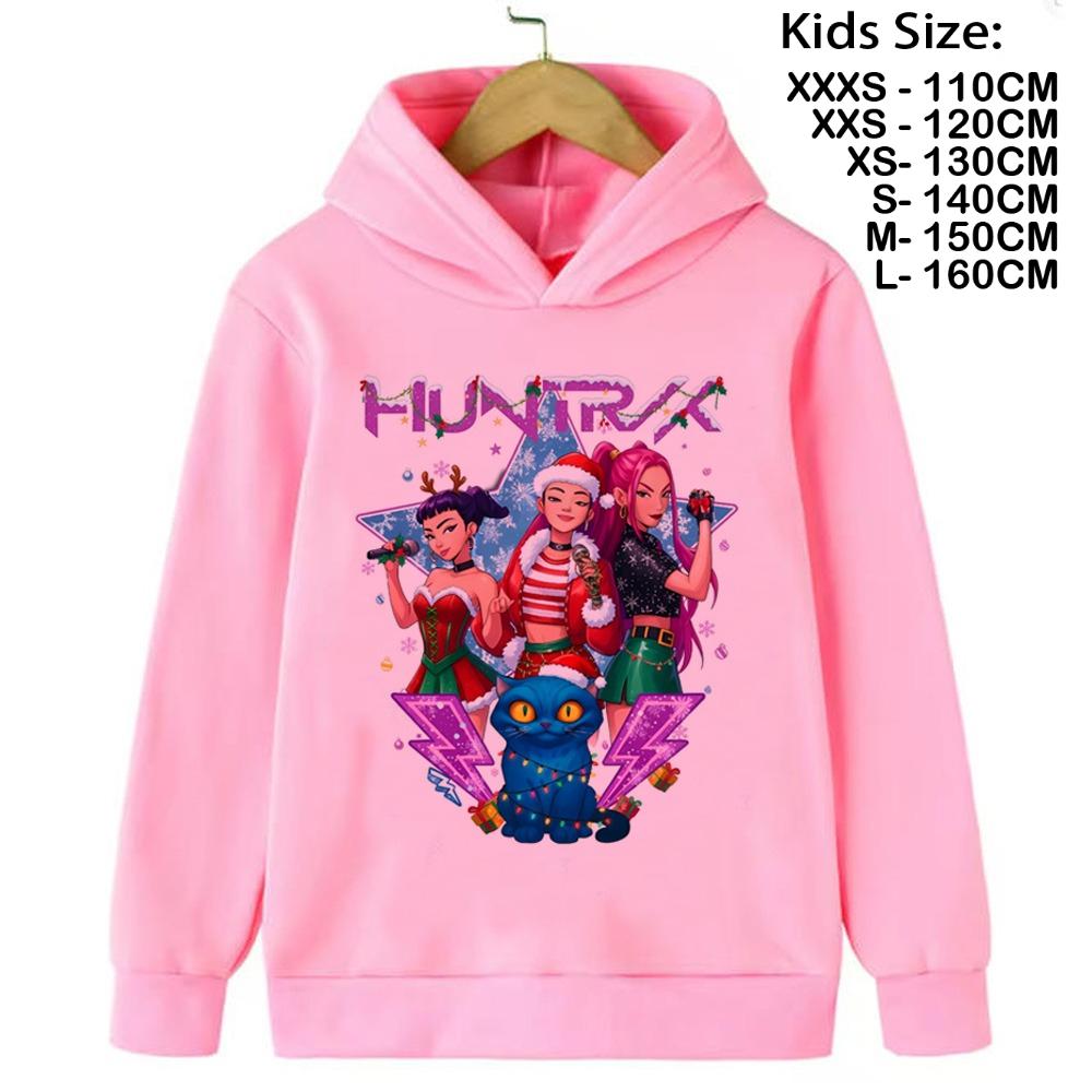 Kpop Demon Hunter Christmas Shirt HOT Manga Children's Sweatshirt Cute Tiger Shirt for Boys Girls The Kid Shirt
