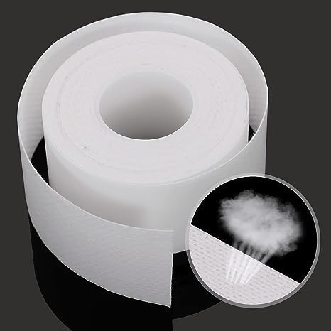 CLICKSWIFT 5 Meter Collar Protector Self-Adhesive Sweat Prevention Absorbent Disposable Collar Tape Anti-dirt Patches Shielding T-Shirt, Neck Lin