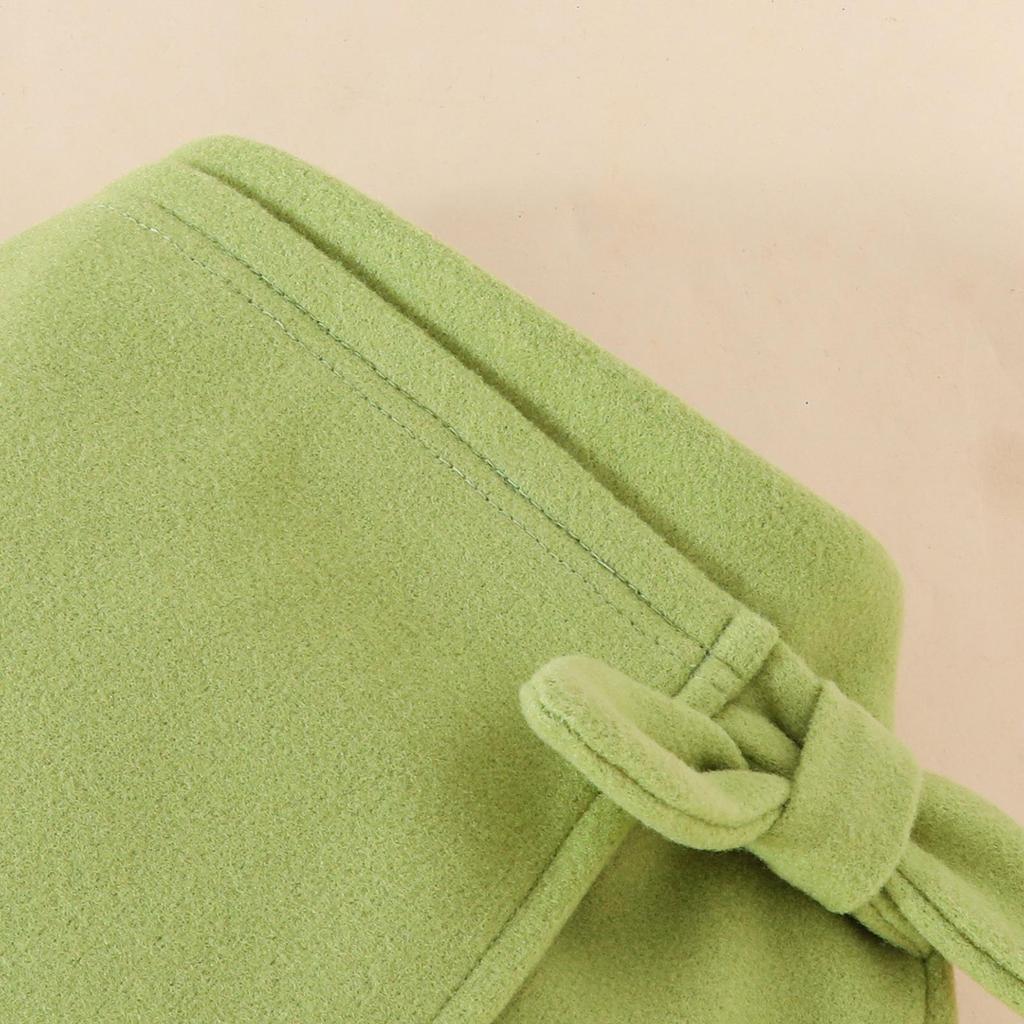 3-teiliges Baby-Mädchen-Kleidungsset für das neue Jahr, 0–3 Jahre, langärmelig, großes Oberteil mit Schleife, unregelmäßiger Rock und Baskenmütze, Kleinkind-Weihnachtskleidung