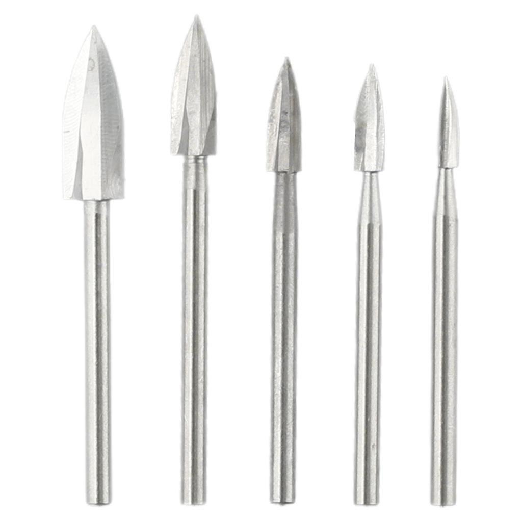 High Quality Practical Wood Carving Tools Engraving Wood Carving 5PCS Carbide Grinding Tool For Woodworking Kit