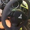 Handcrafted Suede Steering Wheel Cover for Mitsubishi ASX, Lancer, Outlander, Pajero