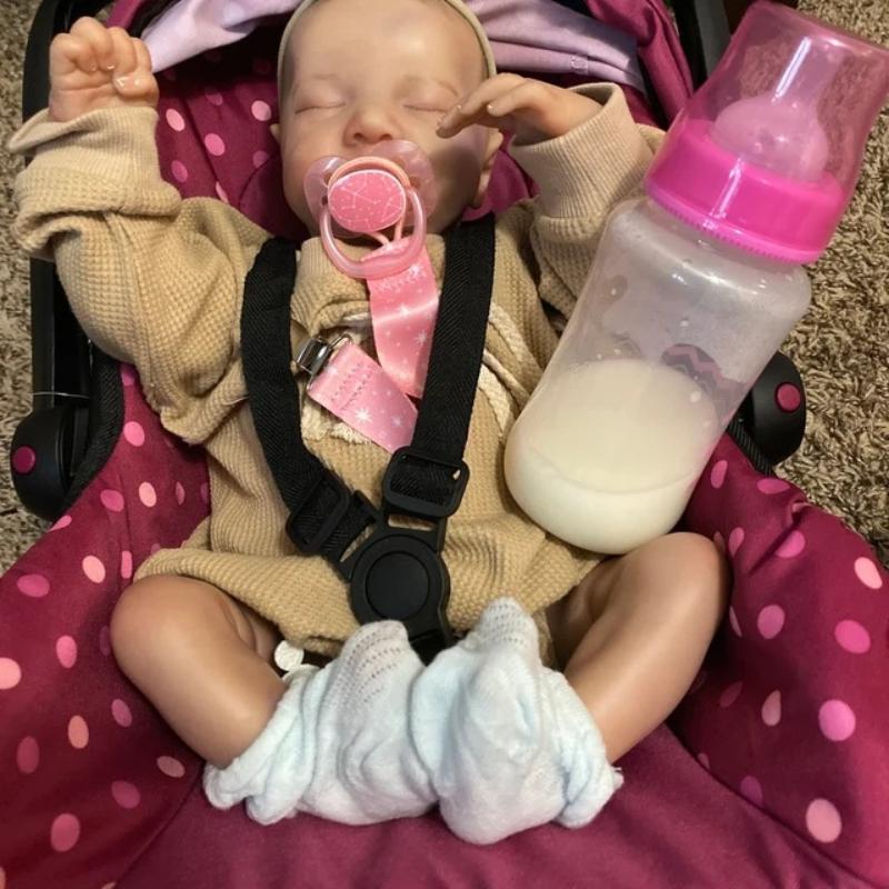 19 Inch Reborn Baby Dolls Soft Cloth or Full Vinyl Body Finished Levi Sleeping Newborn Babies Doll 3D Painted Skin Visible Veins Collectible Art Dolls