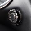 Decorative Engine Start Stop Button Covers Shield Night Glow Easy to Install Add Unique Touch to Car Interior
