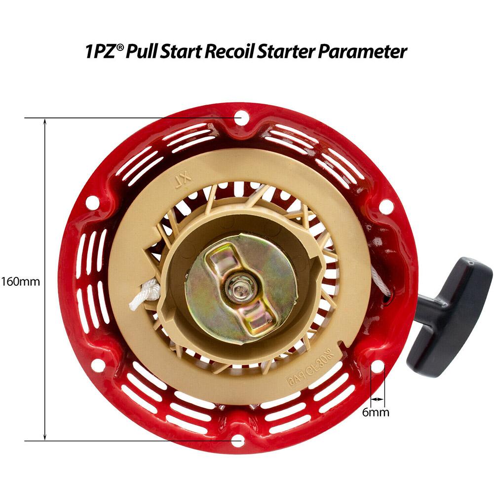 Pull Start Assembly for GX120 GX140 For GX200 5.5HP 6.5HP Engines Compatible with 168FA 168FB 170F Clone Engine Models