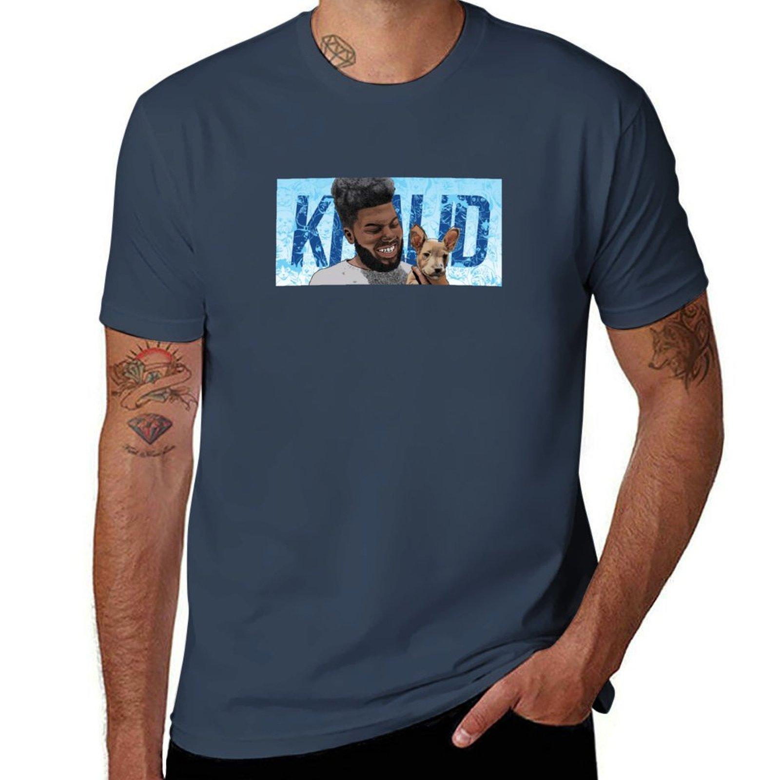 Khalid Rapper Tshirt Casual Simple Design Short Sleeve Shirt S