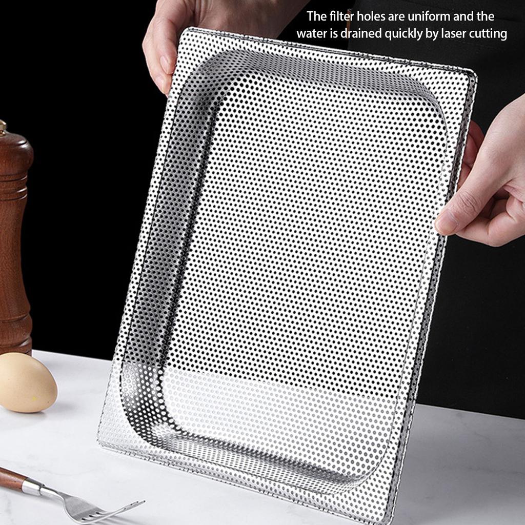 Sturdy Stainless Steel Buffet Serving Trays With Clear Roll Top Covers for Restaurant Kitchen Party Food Display