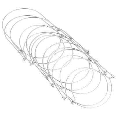 8Pcs Metal Mason Jar Lid Hangers Stainless Steel Wire Handles for 70Mm Mouth Jars Easy Install No Tools Needed Rust Resistant