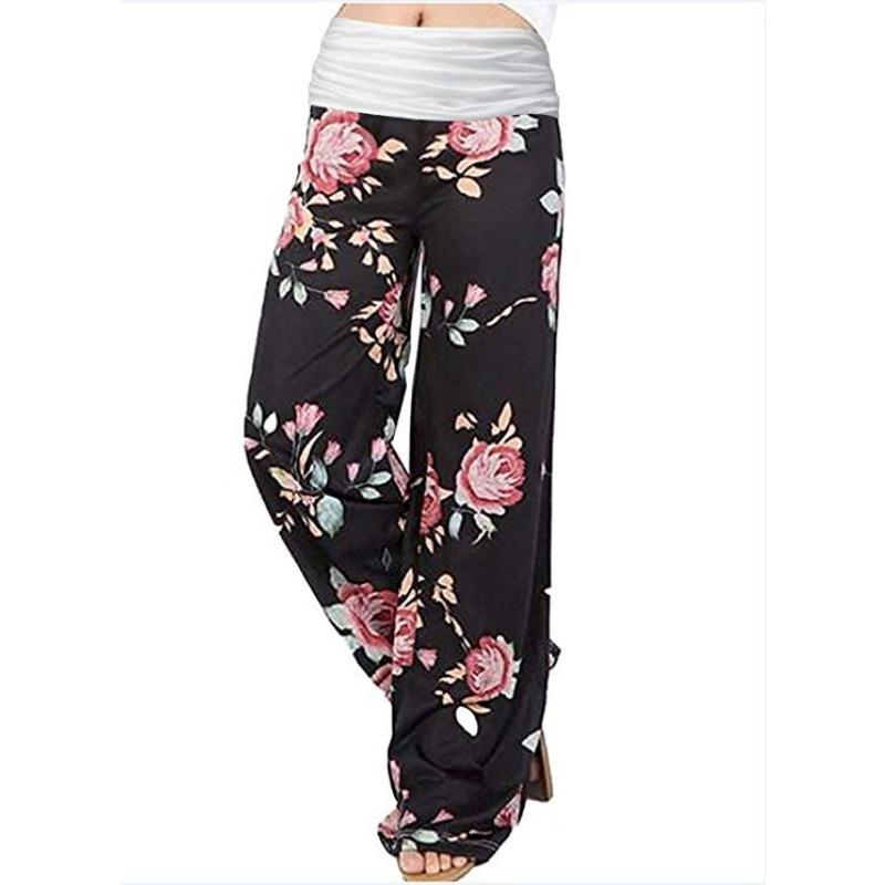 YYFS Women's Fashion Casual High Waist Trousers Pants & Capris