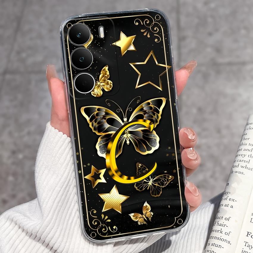 For Realme C71 C67 C65 C63 C61 C55 C53 C35 C85 Pro C75 C75x Phone Case Pretty Love Heart Letters Soft Housing Transparent TPU Silicone Anti Drop Shell