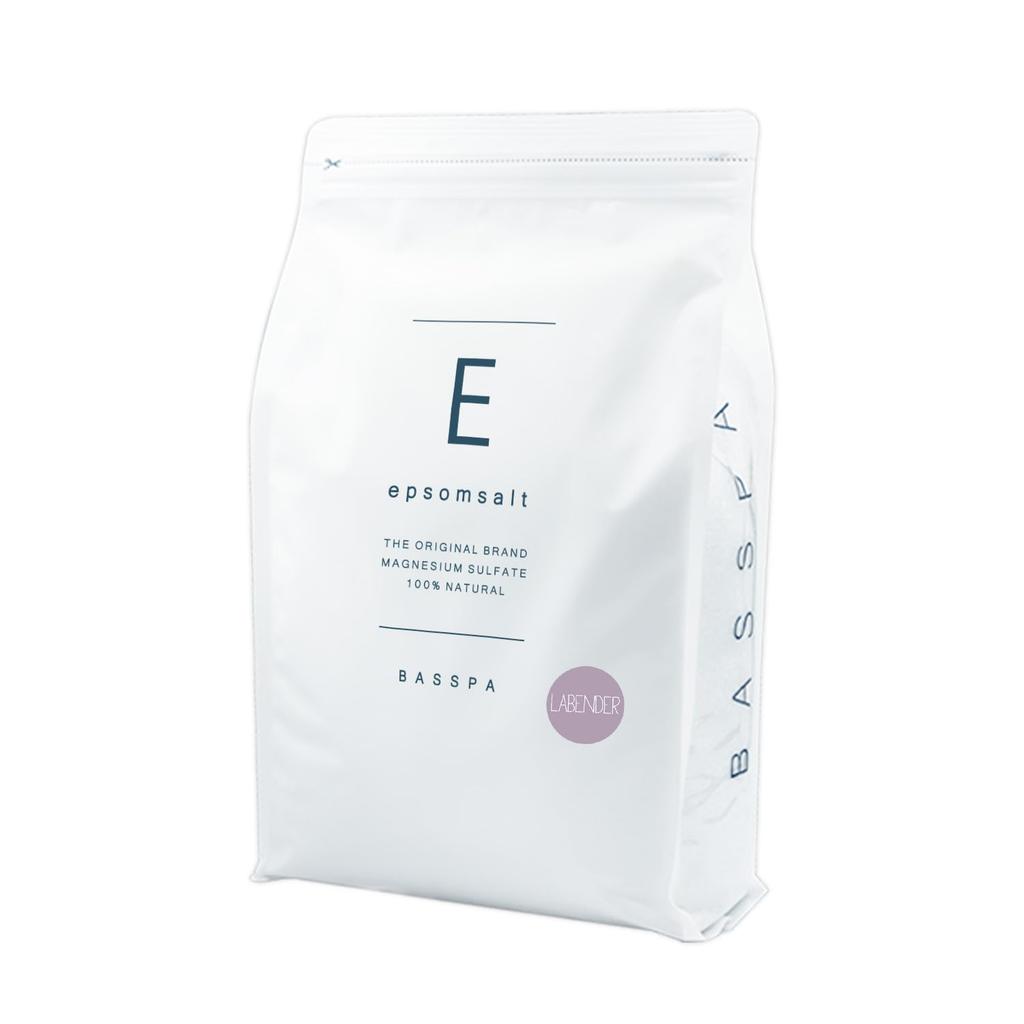 BASSPA Epsom 10 Scents to Choose Magnesium Sulfate Bath Measuring Spoon Included Salt, From, Additives, (3kg, Lavender)