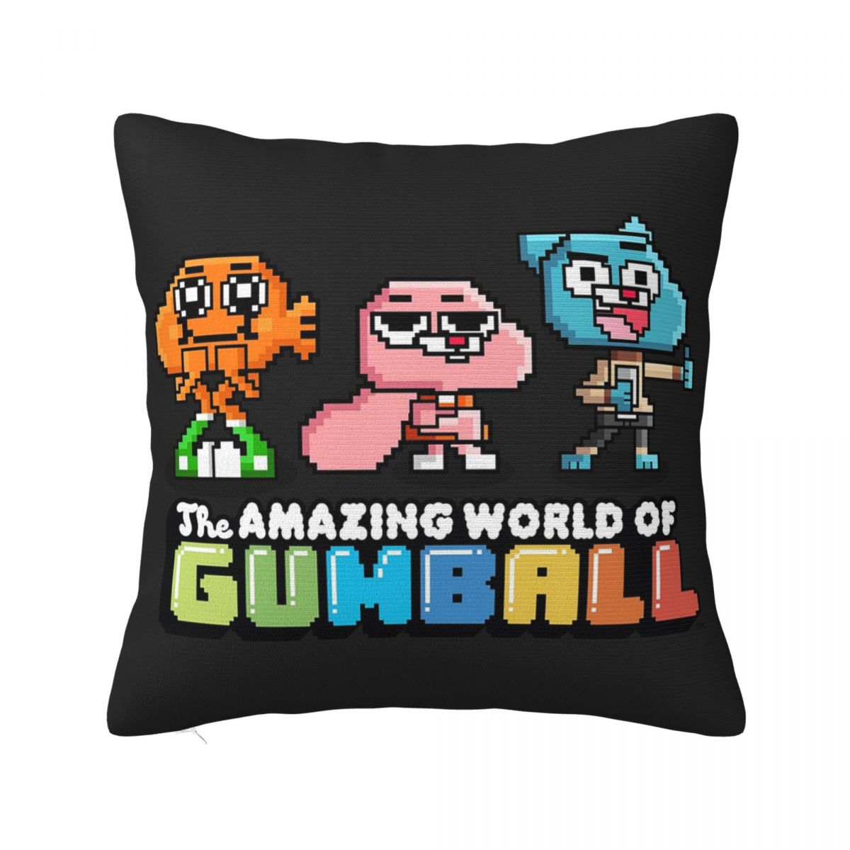 

Cartoon Gumball Amazing World Square Pillowcase Cushion Cover Pillow Case Throw Pillow Cover for Home Sofa Living Room 30cm x 30cm