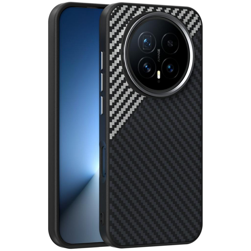 ABEEL For Honor Magic8 5G Magnetic Case Carbon Fiber Texture Phone Back Cover