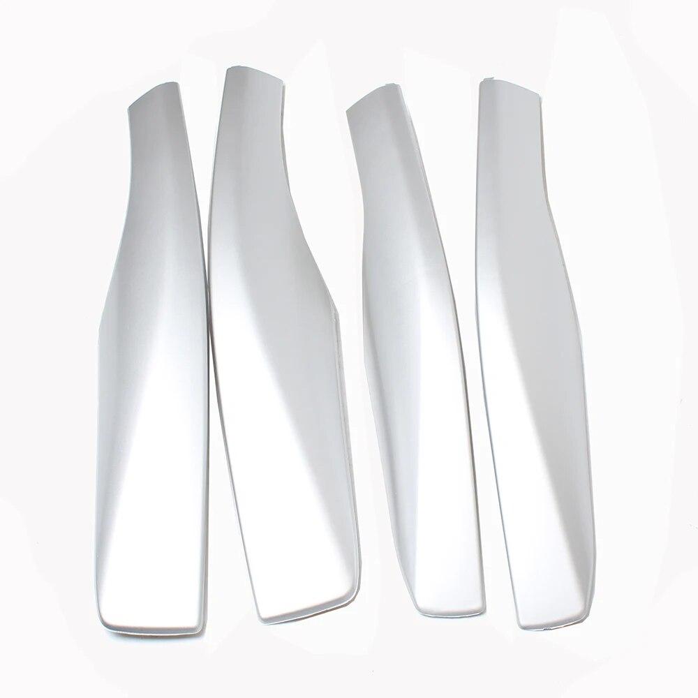 4PCS Silver ABS Roof Rack Bar Rail End Protection Cover Shell replace OEM 63493-48050 FOR Lexus RX350 RX450h 2010- 2014 2015