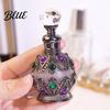 Flacone Profumo Ricaricabile 15ML Flacone Lusso Vintage Olio Essenziale & Fragranza Contenitore Profumo Vuoto in Vetro Stile Arabo di Dubai per Viaggio Compatto