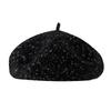 New Wool Women Winter Warm Beret Hat Korean Style Elastic British Knitted Beanie Hats Versatile Temperament Artist Painter Cap