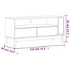 VidaXL Meuble TV FLAM 110x40x50 cm bois massif de pin 357820