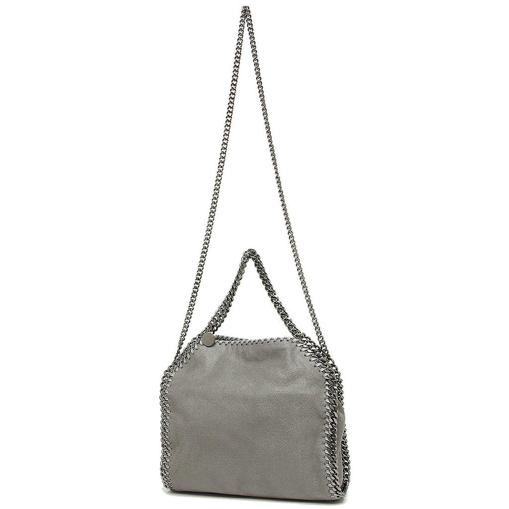 Kabelka Stella McCartney STELLA McCARTNEY 371223 W9132 1220 Falabella MINI TOTE SHAGGY DEER FALABELLA Taška přes rameno, jednoduchá, světle šedá, dámská [Položka]