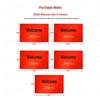 PVC Anti-slip 'Welcome' Coil Entrance Doormat