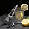 Aluminum Alloy Material Handheld Lemon Tomato Cutting Slicer Onion Holder Vegetable Fruit Cutting Tool Cooking Tools Accessories