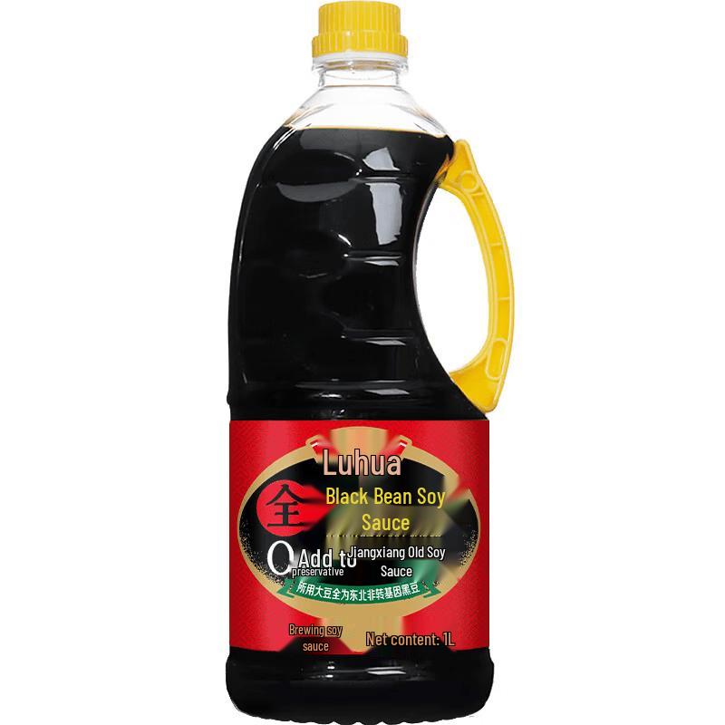 Luhua Traditional Black Bean Dark Soy Sauce